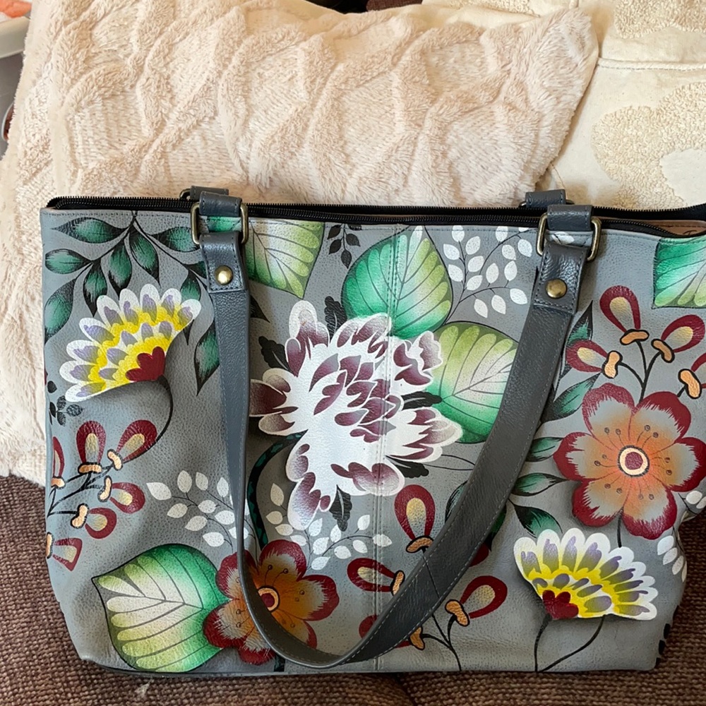 Anna by Anuschka hand painted purse